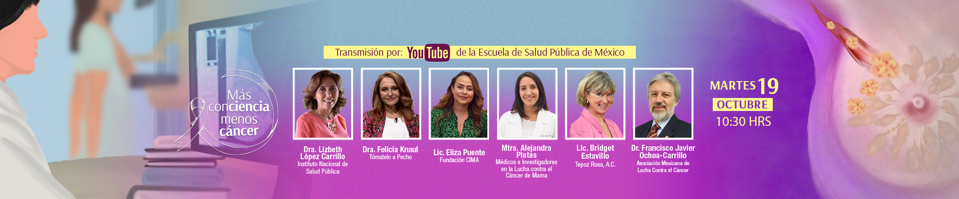 Conversatorio: “Lo que tienes que saber para prevenir el Cancer Mamario “