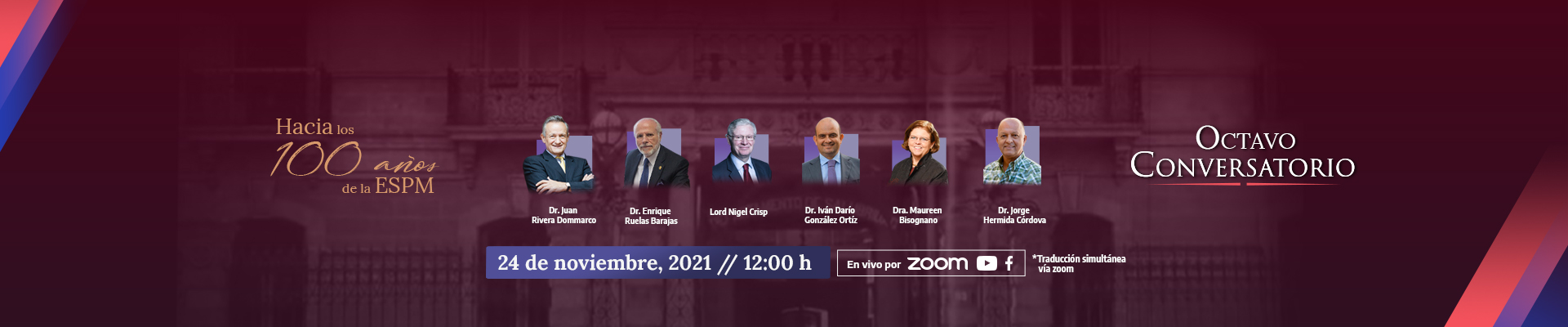 Octavo Conversatorio “Hacia  los 100 años de la ESPM”