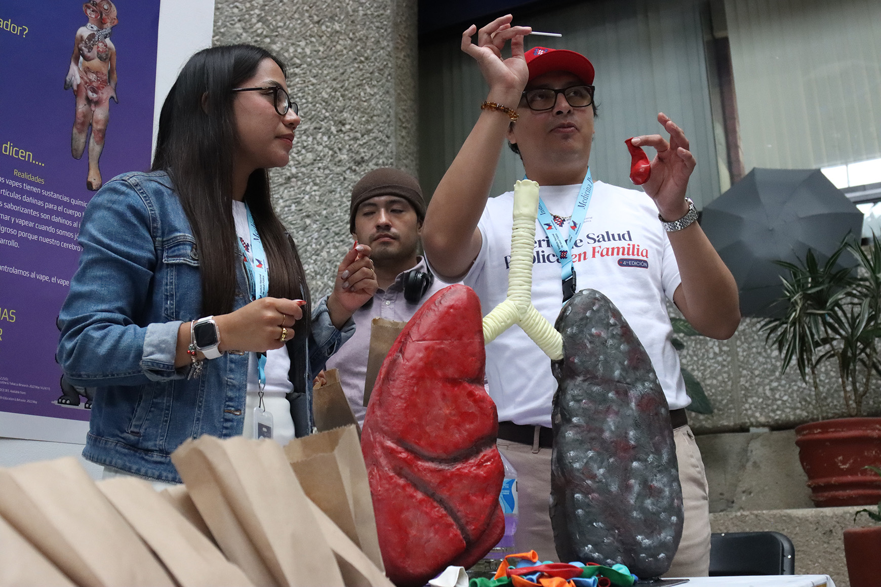 Stand demostrativo 4ta Feria de Salud Pública en Familia INSP 2026