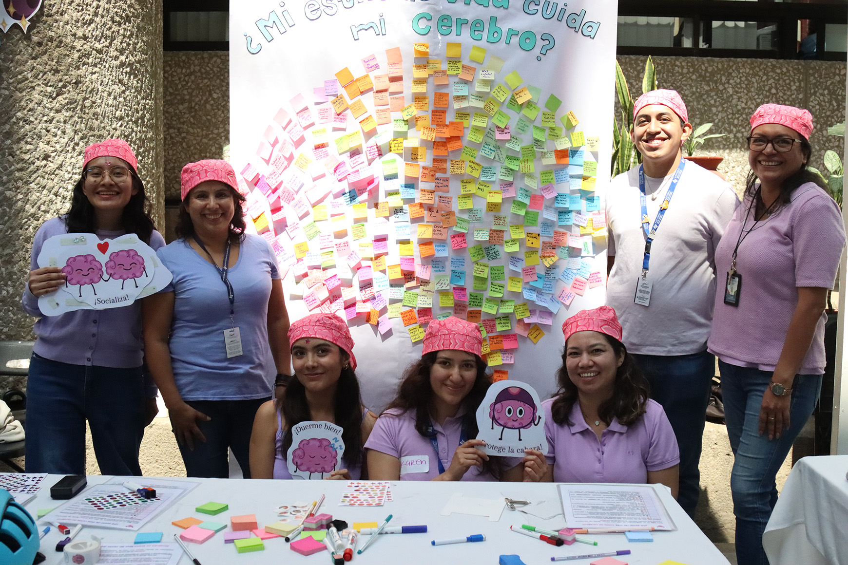 Stand salud mental Feria de Salud Pública INSP 2026