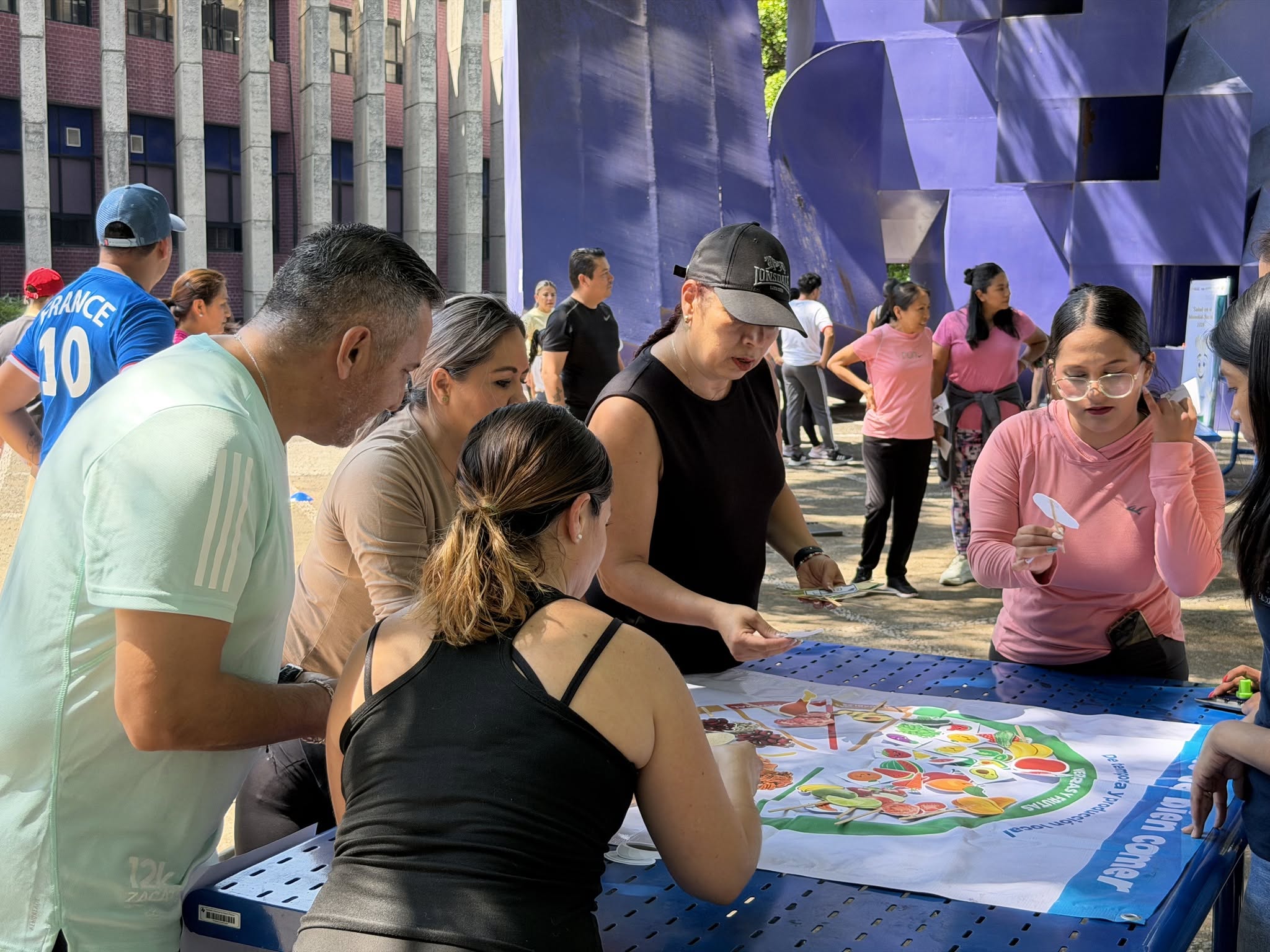 Estaciones temáticas rally Mi salud mi equipo INSP 2026
