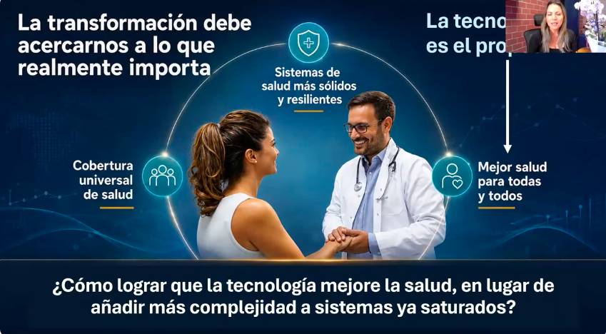 Dra. Nenetzen Saavedra – Webinar Los cinco desafíos de la transformación digital en salud
